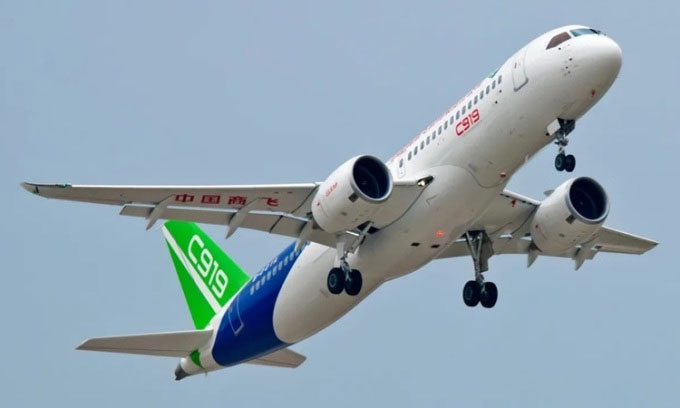 Trung Quốc phát triển máy bay C919 nhờ đường hầm gió